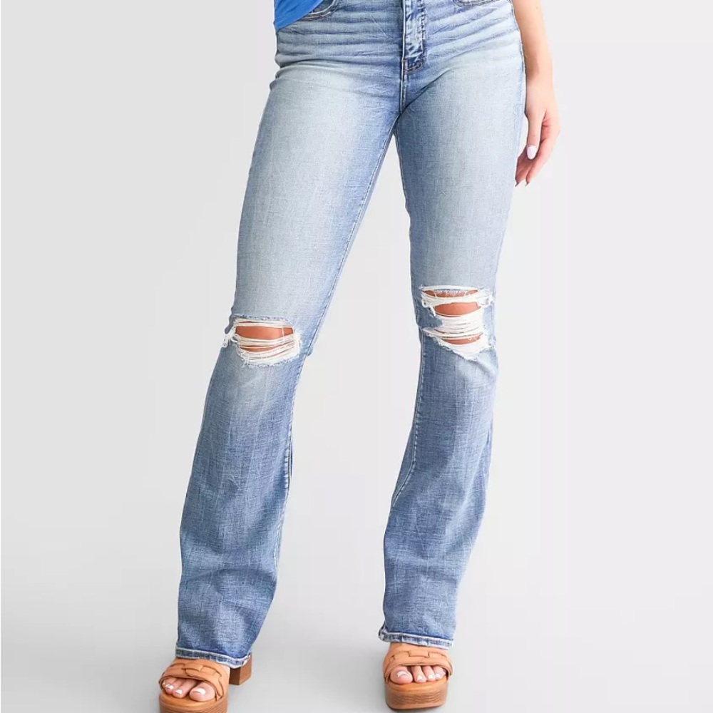Buckle black jeans